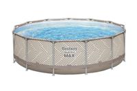 Bestway Steel Pro MAX Ronde Bovengrondse Zwembadset met Zonnescherm 3,96 m x 1,07 m