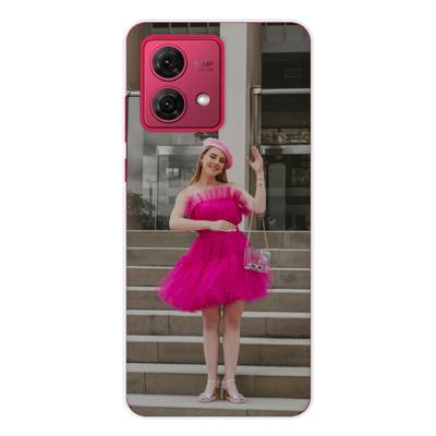 TPU Back Cover Hoesje Maken voor de Motorola Moto G84 | Eigen telefoonhoesje ontwerpen | Op maat gemaakt