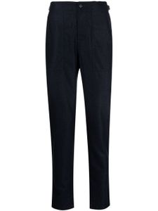 Isaia pantalon de costume en flanelle - Bleu