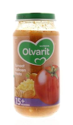 Olvarit Tomaat kalkoen pasta 15M10 (250 gr)
