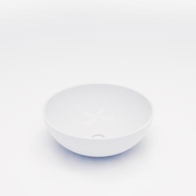 Waskom BWS Dorn 40X40X15 cm Rond Solid Wit Glans Boss & Wessing
