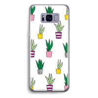 Sanseveria: Samsung Galaxy S8 Plus Transparant Hoesje