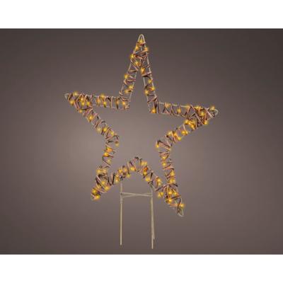 Decoratie Metalen LED Ster 1x48x54 cm