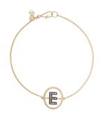 Annoushka bracelet en or 18ct à initial E en diamants