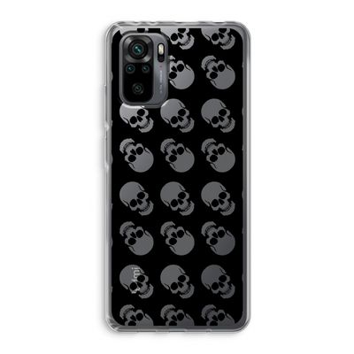 Musketon Skulls: Xiaomi Redmi Note 10 Pro Transparant Hoesje