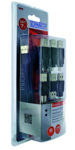 Schwaiger USB 2.0 Verlengkabel [1x USB-A 2.0 stekker - 1x USB 2.0 bus A] CAUSET 531 1.5 m