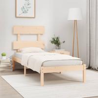 Bedframe massief hout 90x190 cm