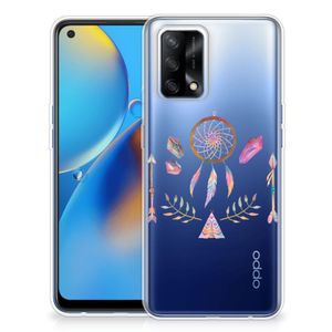 OPPO A74 4G Telefoonhoesje met Naam Boho Dreamcatcher