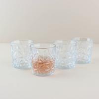 OTIX Whiskey Glazen - Set van 4 - Kristal - Stijlvol - 230 ml - Dik glas - Stevig - Sierlijk - Transparant - thumbnail