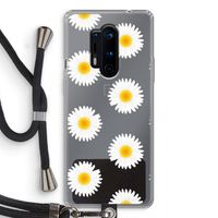 Margrietjes: OnePlus 8 Pro Transparant Hoesje met koord