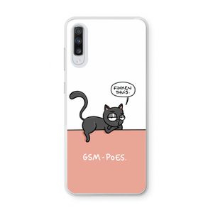 GSM poes: Samsung Galaxy A70 Transparant Hoesje