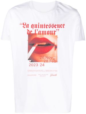 Zadig&Voltaire t-shirt en coton Tom à imprimé photographique - Blanc