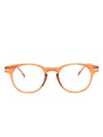 Linda Farrow lunettes de vue Bay à monture ronde - Orange - thumbnail