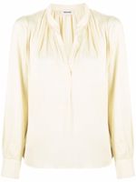 Zadig&Voltaire blouse Tink en satin - Jaune