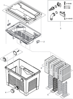 Bevestigingsclip MultiClear 20000 zwart