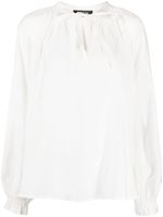 tout a coup blouse à col noué - Blanc