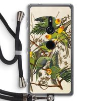 Carolinaparkiet: Sony Xperia XZ2 Transparant Hoesje met koord