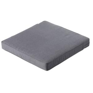 Madison loungekussen Oxford 60 x 60 x 8 cm polykatoen grijs