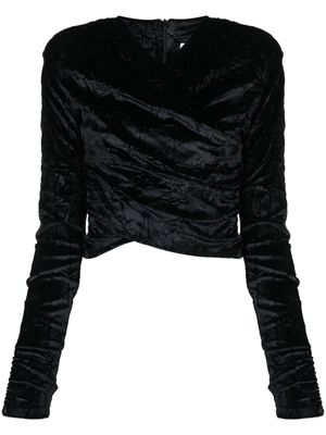 Gestuz blouse VikaGz en velours - Noir