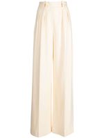 KHAITE pantalon Teyanna à coupe ample - Tons neutres