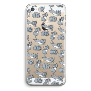 Poezen: iPhone 5 / 5S / SE Transparant Hoesje
