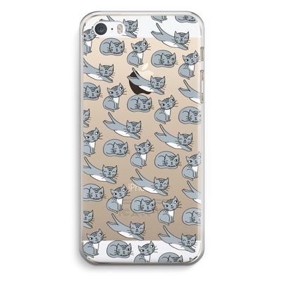 Poezen: iPhone 5 / 5S / SE Transparant Hoesje