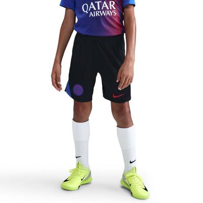 Nike Paris Saint-Germain Strike Trainingsbroekje 2025-2026 Kids Zwart Blauw Rood