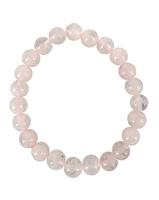 Ruben Robijn Kralenarmband roze kwarts 8mm