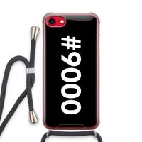 #9000: iPhone SE 2020 Transparant Hoesje met koord #9000: iPhone SE 2020 Transparant Hoesje met koord
