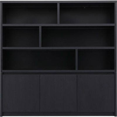 Wandkast Marone 3drs/6open vak