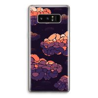 Patroon Wolken: Samsung Galaxy Note 8 Transparant Hoesje