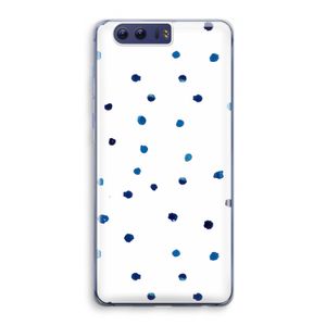 Blauwe stippen: Honor 9 Transparant Hoesje