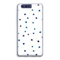 Blauwe stippen: Honor 9 Transparant Hoesje