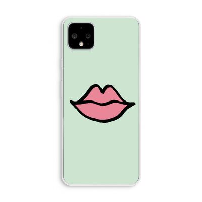 Kusje: Pixel 4 XL Transparant Hoesje