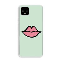 Kusje: Pixel 4 XL Transparant Hoesje