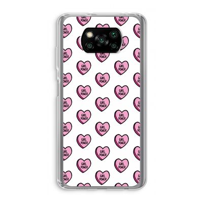 GIRL POWER: Xiaomi Poco X3 Pro Transparant Hoesje