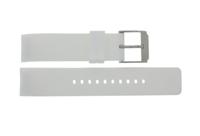Horlogeband Michael Kors MK8284 Silicoon Wit 22mm