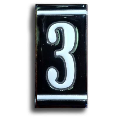 Huisnummer Zwart Wit - 3
