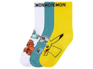 3 paar kleutersokken (Pokémon, 23-26)