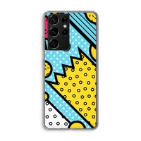 Pop Art #1: Samsung Galaxy S21 Ultra Transparant Hoesje