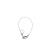 Showtec Saveking 3mm 0.6m safetykabel met rem 20 kg neutraal