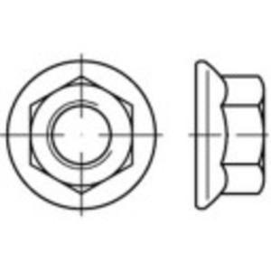 TOOLCRAFT TO-5374647 Zeskantmoeren M10 DIN 6923 RVS A4 500 stuk(s)