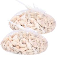 Rayher Schelpjes - 2x - posthoorn schelpen - decoratie - 150 gram - maritiem