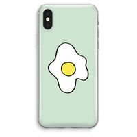 Spiegelei: iPhone XS Max Transparant Hoesje