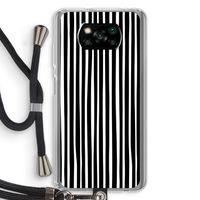 Stripes: Xiaomi Poco X3 NFC Transparant Hoesje met koord