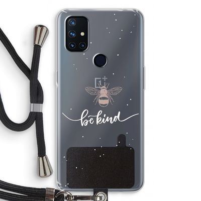 Be(e) kind: OnePlus Nord N10 5G Transparant Hoesje met koord