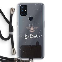 Be(e) kind: OnePlus Nord N10 5G Transparant Hoesje met koord