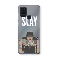 Slay All Day: Samsung Galaxy A21s Transparant Hoesje