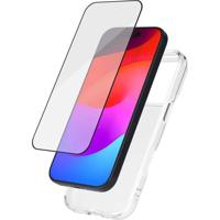 Hoesje + gehard glazen screenprotector - iPhone 17 Pro - 2.5D - SmartFrame