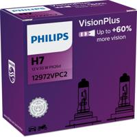 Philips VisionPlus Type lamp: H7, verpakking van 2, koplamp voor auto
